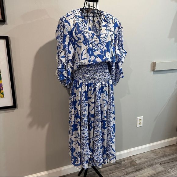 Vintage Assorti Floral Ruffle Dress by Susan Freis - Picture 3 of 12